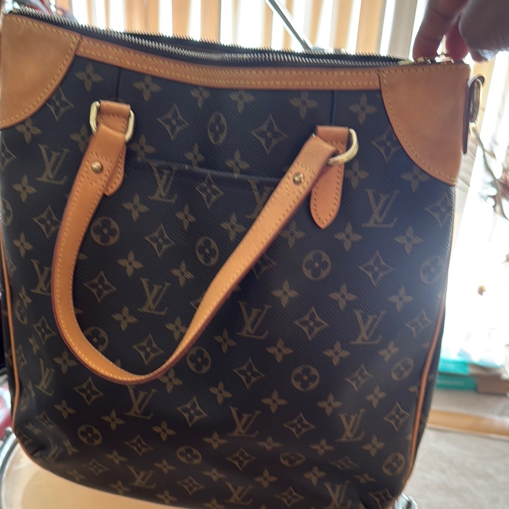Louis Vuitton Brown Tote with Timeless Elegance GM huge Beautiful Bag